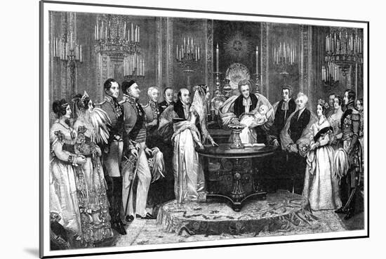 The Christening of the Princess Royal, 1841-Charles Robert Leslie-Mounted Giclee Print