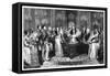 The Christening of the Princess Royal, 1841-Charles Robert Leslie-Framed Stretched Canvas