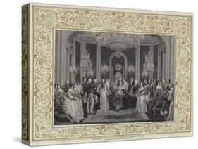 The Christening of the Princess Royal in the Throne-Room at Buckingham Palace, 1841-Charles Robert Leslie-Stretched Canvas