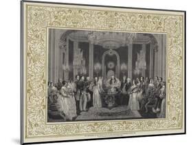 The Christening of the Princess Royal in the Throne-Room at Buckingham Palace, 1841-Charles Robert Leslie-Mounted Giclee Print