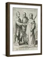 The Christian Marriage, Plate 3 of The Marriage Trilogy, c.1594-Jan Saenredam-Framed Giclee Print