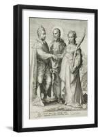 The Christian Marriage, Plate 3 of The Marriage Trilogy, c.1594-Jan Saenredam-Framed Giclee Print