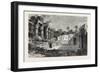 The Christian Place of Worship in the Temple of Luksor. Egypt, 1879-null-Framed Giclee Print