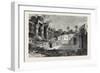 The Christian Place of Worship in the Temple of Luksor. Egypt, 1879-null-Framed Giclee Print