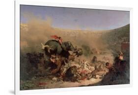 The Christians Thrown to the Beasts by the Romans-Louis Felix Leullier-Framed Giclee Print