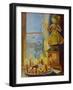 The "Christkind" Presides Over a German Christmas-A. Reinbold-Framed Photographic Print