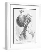 The Christmas Chignon, 1867-Edward Linley Sambourne-Framed Giclee Print