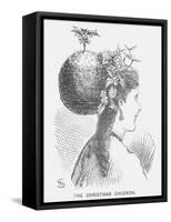 The Christmas Chignon, 1867-Edward Linley Sambourne-Framed Stretched Canvas