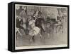 The Christmas Dance, as it Is Among the Classes-Frank Craig-Framed Stretched Canvas