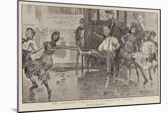 The Christmas Dance, as it Is Among the Masses-Frank Craig-Mounted Giclee Print