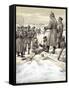 The Christmas Day Armistice-Pat Nicolle-Framed Stretched Canvas