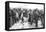 The Christmas Day Truce of 1914, Published 1915-English School-Framed Stretched Canvas