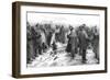 The Christmas Day Truce of 1914, Published 1915-English School-Framed Giclee Print