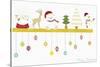 The Christmas Decorations on the Shelf-null-Stretched Canvas