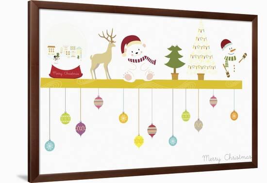 The Christmas Decorations on the Shelf-null-Framed Giclee Print