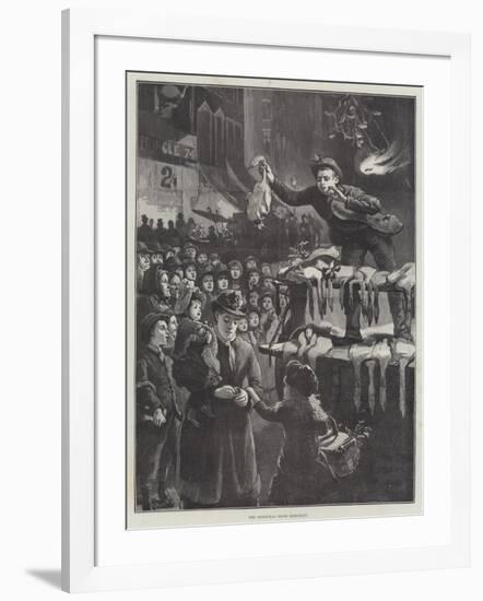 The Christmas Goose Merchant-null-Framed Giclee Print