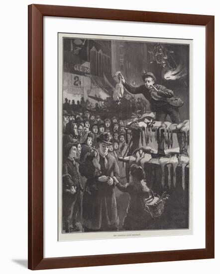 The Christmas Goose Merchant-null-Framed Giclee Print