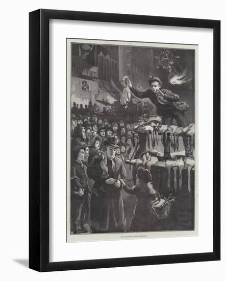 The Christmas Goose Merchant-null-Framed Giclee Print