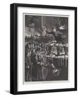 The Christmas Goose Merchant-null-Framed Giclee Print