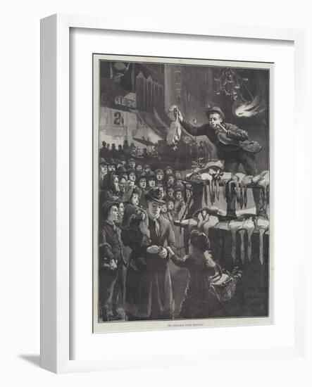 The Christmas Goose Merchant-null-Framed Giclee Print