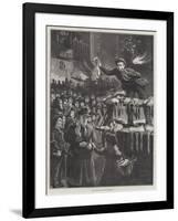 The Christmas Goose Merchant-null-Framed Premium Giclee Print