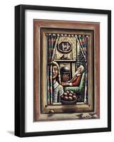 The Christmas Guest-PJ Crook-Framed Giclee Print