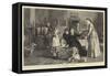 The Christmas Hamper-George Goodwin Kilburne-Framed Stretched Canvas