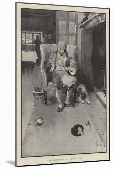 The Christmas He Hoped For-Cecil Aldin-Mounted Giclee Print