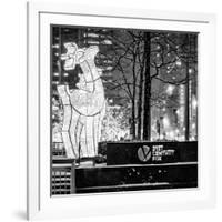 The Christmas Ornaments at 21st Century Fox across from the Radio City Music Hall by Night-Philippe Hugonnard-Framed Photographic Print