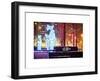 The Christmas Ornaments at 21st Century Fox across from the Radio City Music Hall by Night-Philippe Hugonnard-Framed Art Print