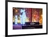 The Christmas Ornaments at 21st Century Fox across from the Radio City Music Hall by Night-Philippe Hugonnard-Framed Art Print