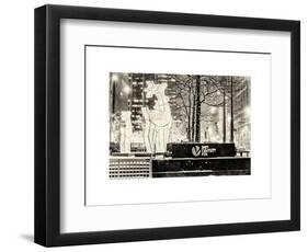 The Christmas Ornaments at 21st Century Fox across from the Radio City Music Hall by Night-Philippe Hugonnard-Framed Art Print