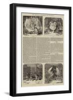 The Christmas Pantomimes and Burlesques-null-Framed Giclee Print