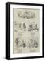 The Christmas Pantomimes, by Alfred Crowquill-null-Framed Giclee Print