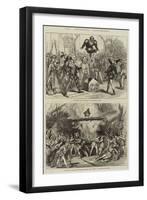 The Christmas Pantomimes-David Henry Friston-Framed Giclee Print