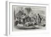 The Christmas Pic-Nic at the Diggings-Henry George Hine-Framed Giclee Print