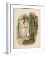 The Christmas Stockings-null-Framed Giclee Print