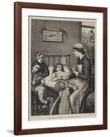 The Christmas Story in the Children's Hospital-Henry Robert Robertson-Framed Giclee Print