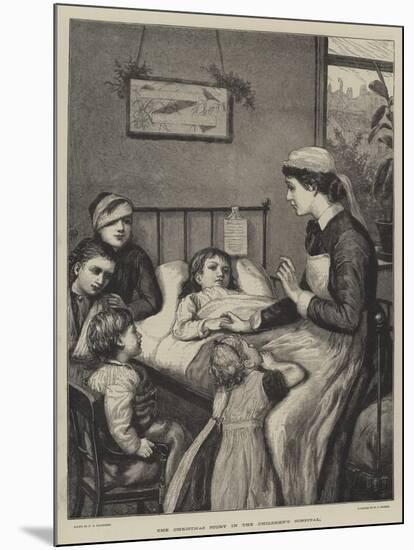 The Christmas Story in the Children's Hospital-Henry Robert Robertson-Mounted Giclee Print