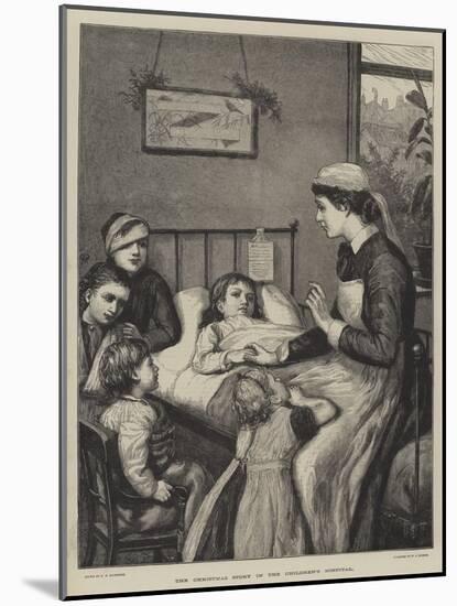 The Christmas Story in the Children's Hospital-Henry Robert Robertson-Mounted Giclee Print