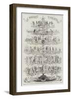 The Christmas Tree, as Seen by the Father of a Family-Henry George Hine-Framed Giclee Print