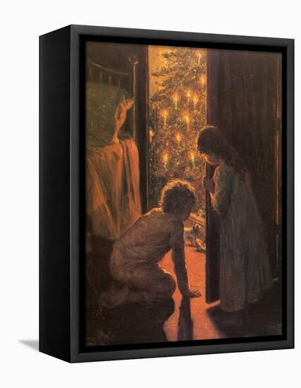 The Christmas Tree, C.1916-Mosler-Framed Stretched Canvas