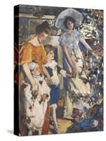 The Christmas Tree-Elizabeth Adela Stanhope Forbes-Stretched Canvas