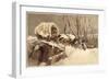 The Christmas Wagon, 1866-null-Framed Giclee Print