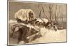 The Christmas Wagon, 1866-null-Mounted Giclee Print