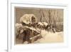 The Christmas Wagon, 1866-null-Framed Giclee Print