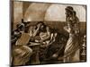 The Chronicles are read to Ahasuerus - Bible-James Jacques Joseph Tissot-Mounted Giclee Print