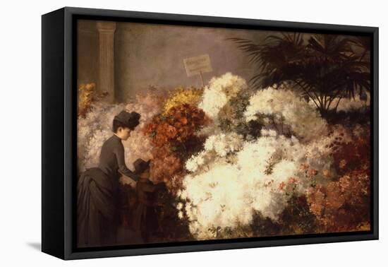 The Chrysanthemum Show-Abbott Fuller Graves-Framed Stretched Canvas