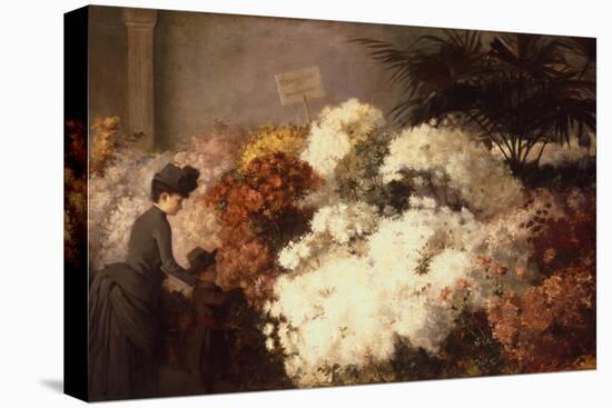 The Chrysanthemum Show-Abbott Fuller Graves-Stretched Canvas