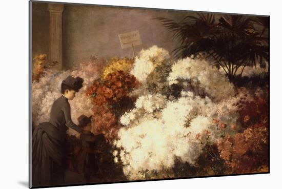 The Chrysanthemum Show-Abbott Fuller Graves-Mounted Giclee Print